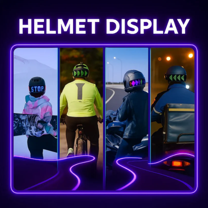 RideGlow™ - Helmet Lights
